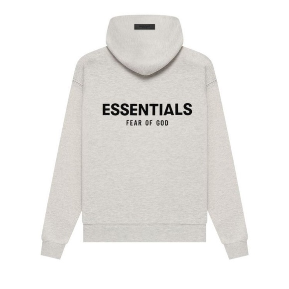 Essentials × Fear of God Essentials Hoodie Light Oatmeal- Size XXL - Picture 2 of 4